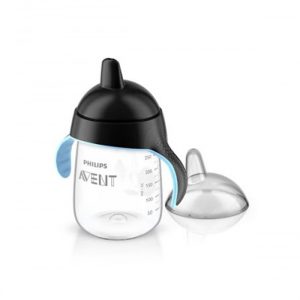 TASSE PINGOUIN AVEC ANSES NOIRES ANTI-DERAPANTE 340 ML 18 MOIS+