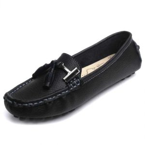 MOCASSINS PLATS NOIR