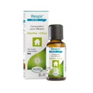RESPIR' AIR PUR COMPOSITION POUR DIFFUSION MENTHE-CITRON 30 ML