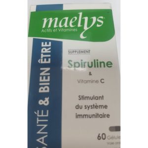 SPIRULINE & VITAMINE C 60 GÉLULES