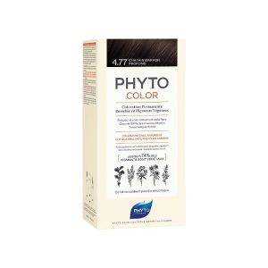 PHYTOCOLOR 4.77 MARRON INTENSE COULEUR NATURELLE, CHEVEUX DOUX ET BRILLANTS