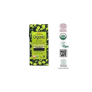 COLORATION BIO VÉGÉTALE SOFT BLACK 100 G
