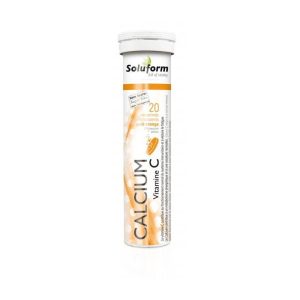 CALCIUM VITAMINE C GOUT ORANGE 20 COMPRIMÉS EFFERVESCENTS