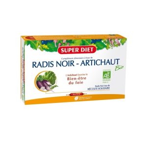 RADIS NOIR - ARTICHAUT BIO 20 AMPOULES